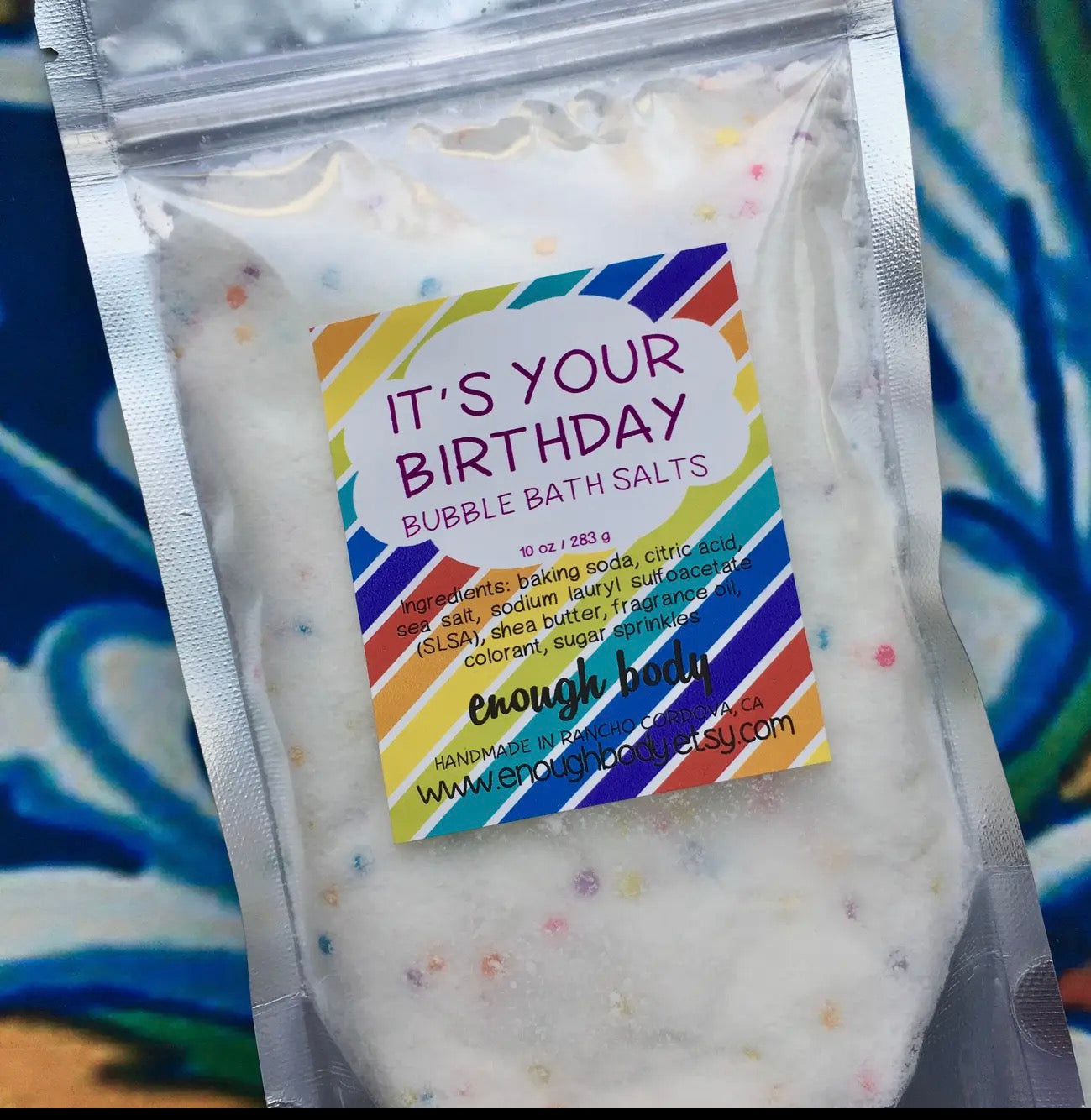 Birthday Bliss Bubble Bath Salts 🎉✨