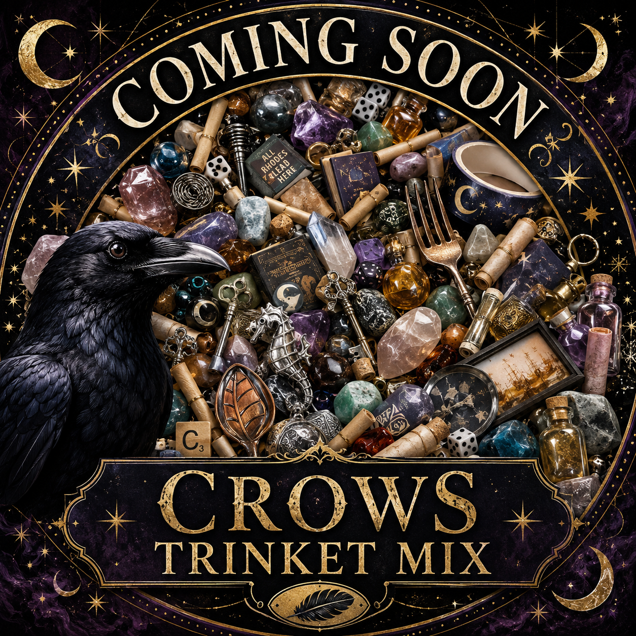 Crow’s Trinket Mix | Mystery Witchy Treasures & Curiosities