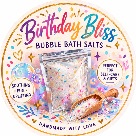 Birthday Bliss Bubble Bath Salts 🎉✨