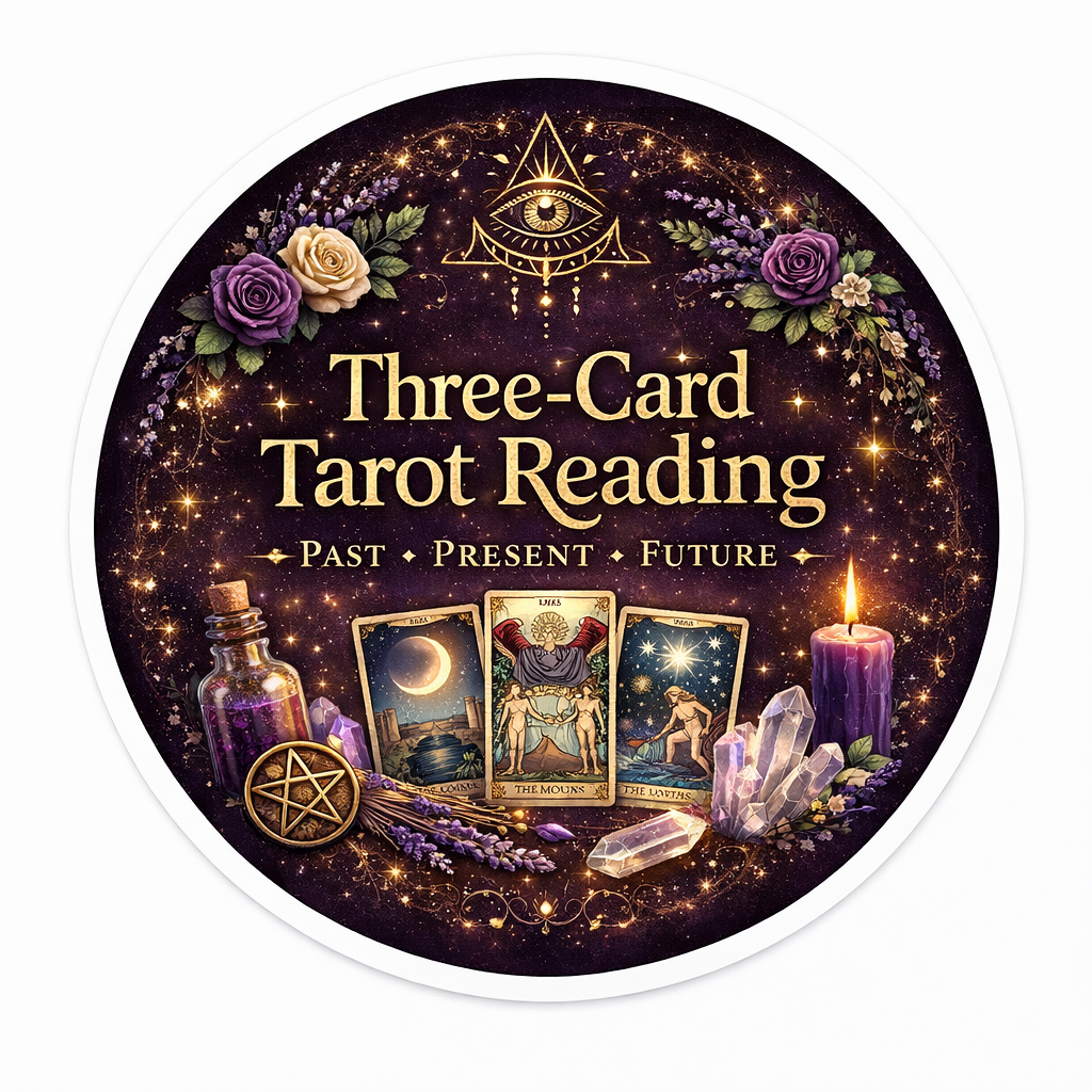 🔮 Three-Card Tarot Reading (Past • Present • Future)