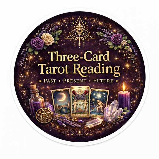 🔮 Three-Card Tarot Reading (Past • Present • Future)