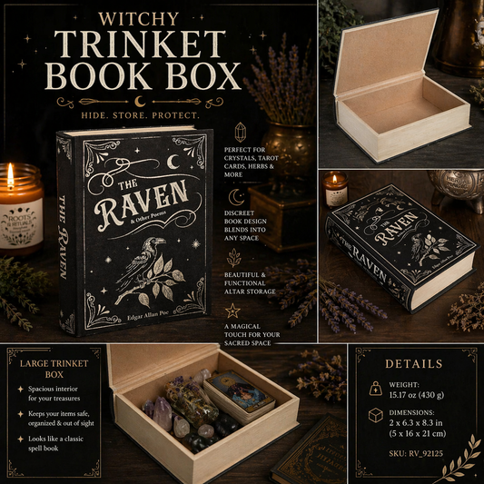 ✨ Witchy Storage Book Box